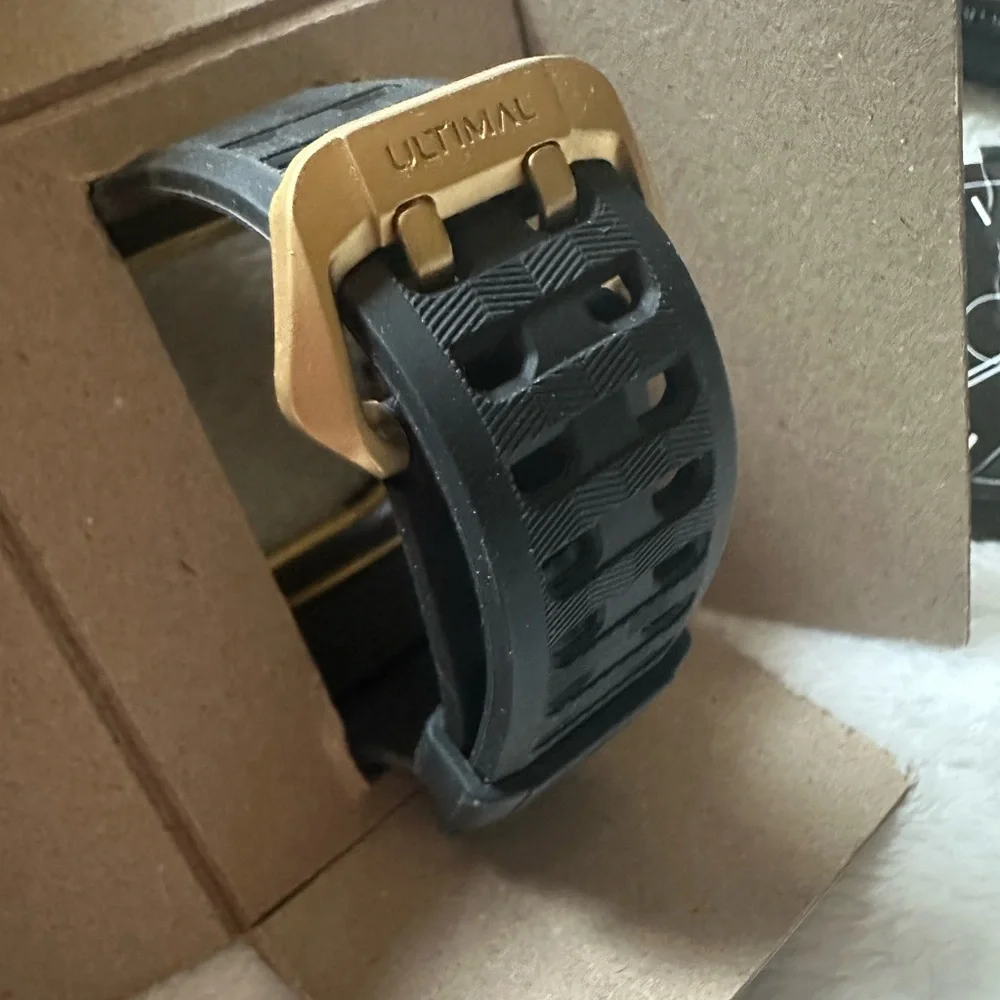 ULTIMAL Rugged Case with Band for Apple Watch Series 11/10 Military Grade Black